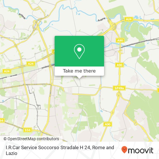 I.R.Car Service Soccorso Stradale H 24 map