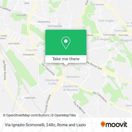 Via Ignazio Scimonelli, 248c map