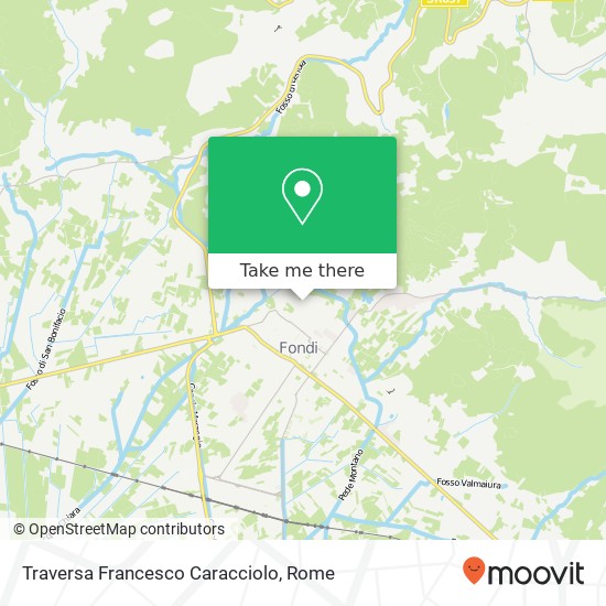 Traversa Francesco Caracciolo map