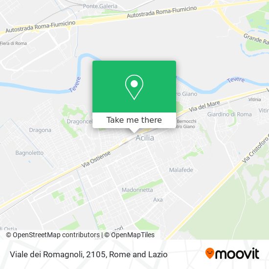 Viale dei Romagnoli, 2105 map