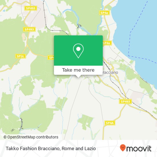 Takko Fashion Bracciano map