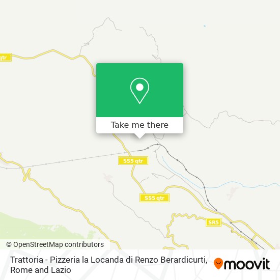 Trattoria - Pizzeria la Locanda di Renzo Berardicurti map