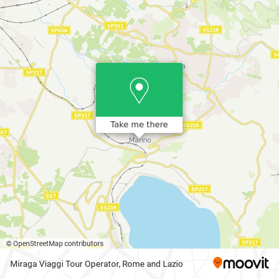 Miraga Viaggi Tour Operator map