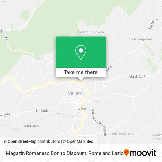 Magazin Romanesc Bonito Discount map