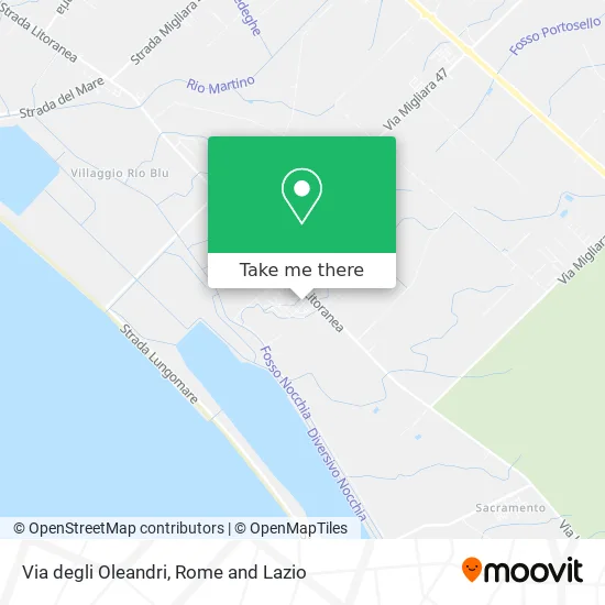 Oleanders Street map