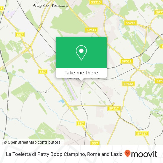 La Toeletta di Patty Boop Ciampino map