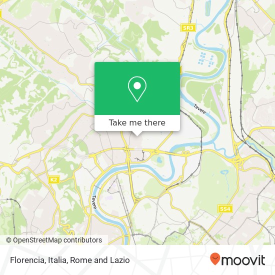 Florencia, Italia map