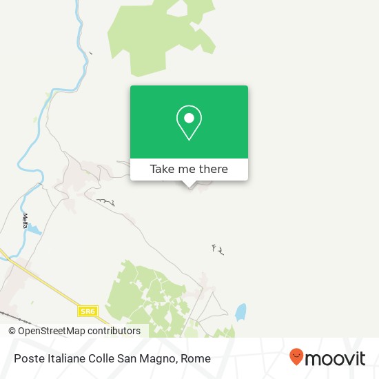 Poste Italiane Colle San Magno map