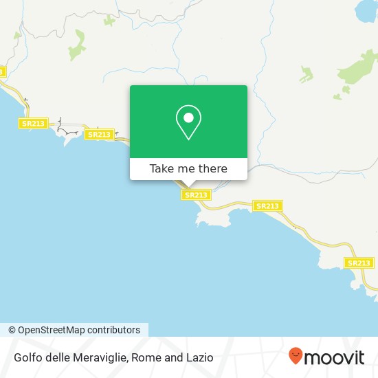 Golfo delle Meraviglie map