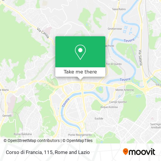 Corso di Francia, 115 map