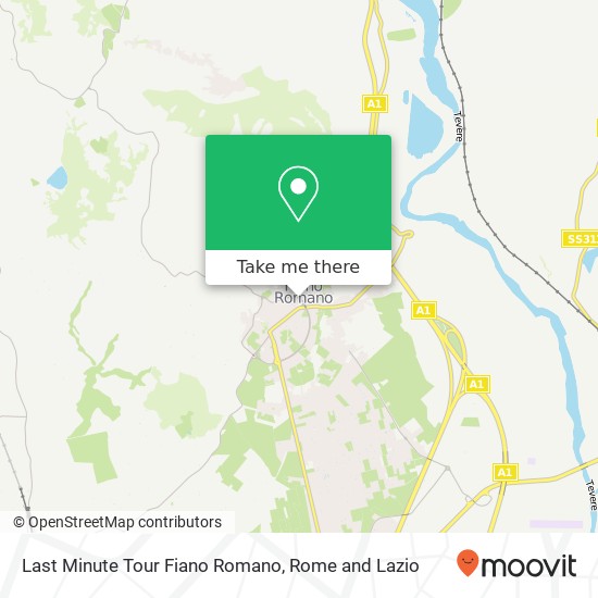Last Minute Tour Fiano Romano map