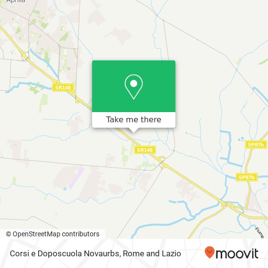 Corsi e Doposcuola Novaurbs map