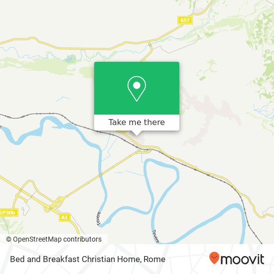 Bed and Breakfast Christian Home map