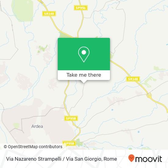 Via Nazareno Strampelli / Via San Giorgio map
