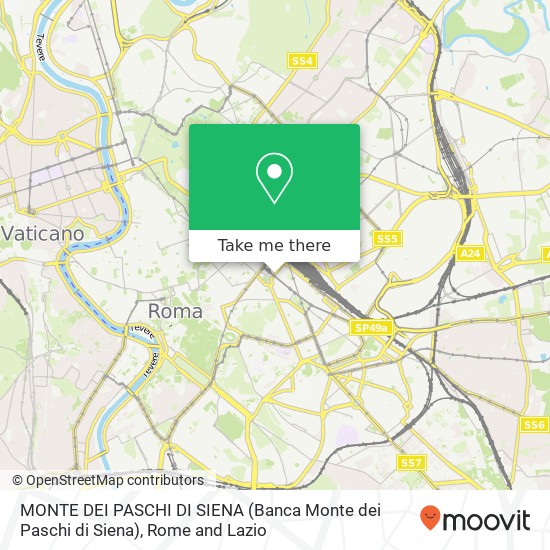 MONTE DEI PASCHI DI SIENA (Banca Monte dei Paschi di Siena) map