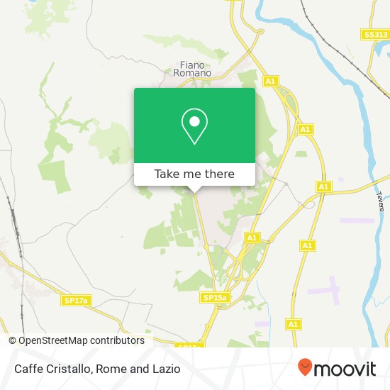 Caffe Cristallo map