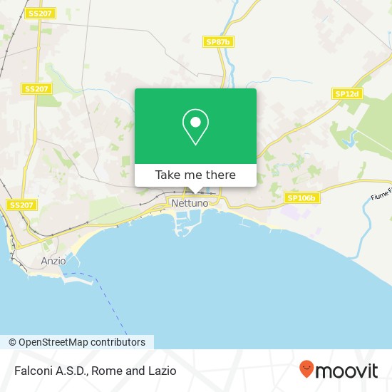 Falconi A.S.D. map