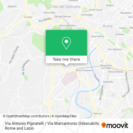 Via Antonio Pignatelli / Via Marcantonio Odescalchi map