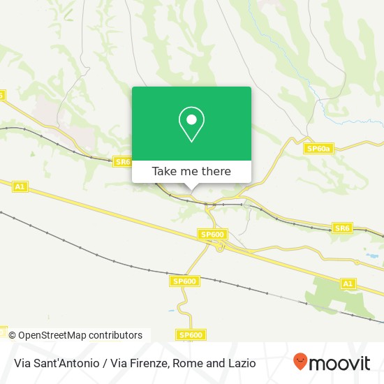Via Sant'Antonio / Via Firenze map