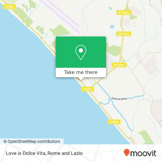Love is Dolce Vita map