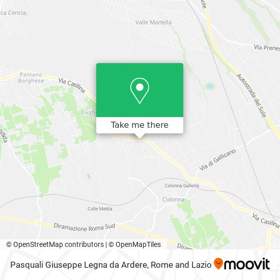 Pasquali Giuseppe Legna da Ardere map