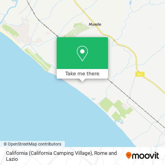 California (California Camping Village) map