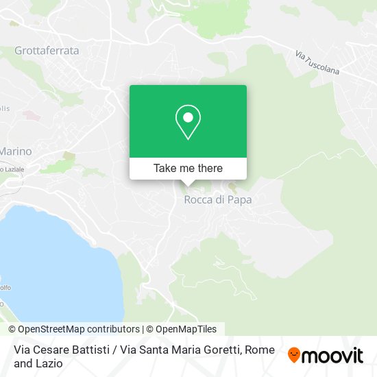 Via Cesare Battisti / Via Santa Maria Goretti map
