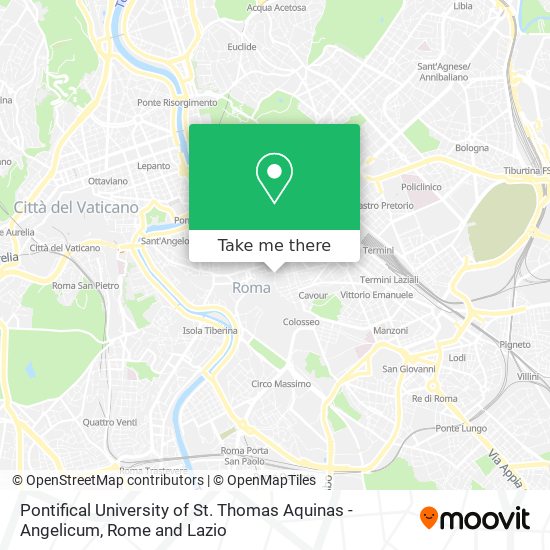 Pontifical University of St. Thomas Aquinas - Angelicum map