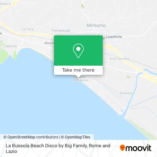 La Bussola Beach Disco by Big Family map
