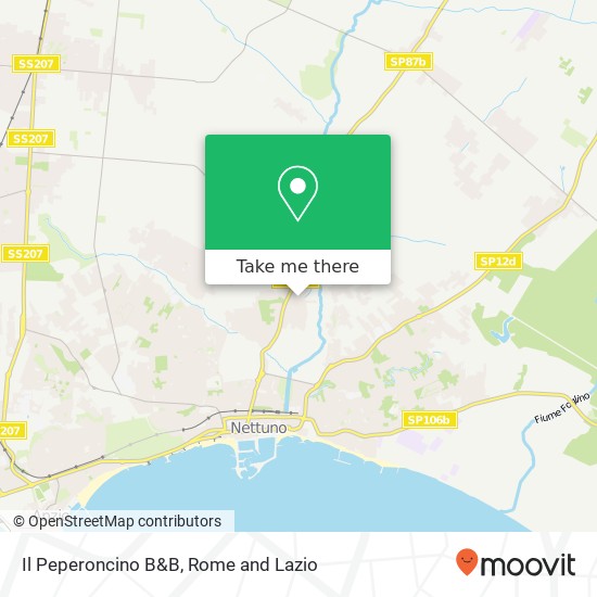 Il Peperoncino B&B map