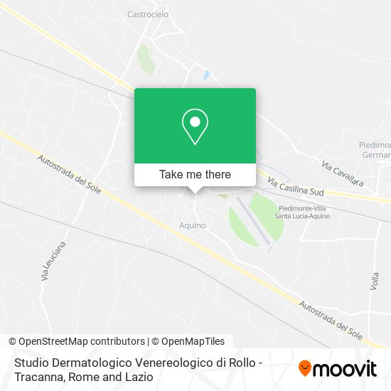 Studio Dermatologico Venereologico di Rollo - Tracanna map