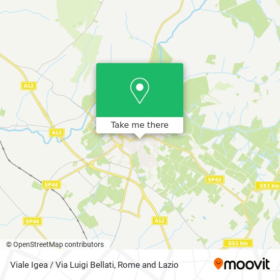 Viale Igea / Via Luigi Bellati map