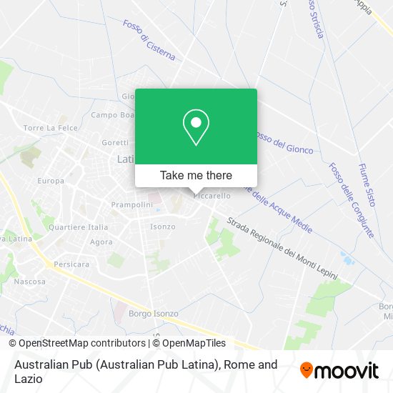 Australian Pub (Australian Pub Latina) map