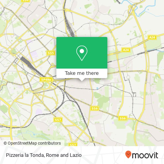 Pizzeria la Tonda map