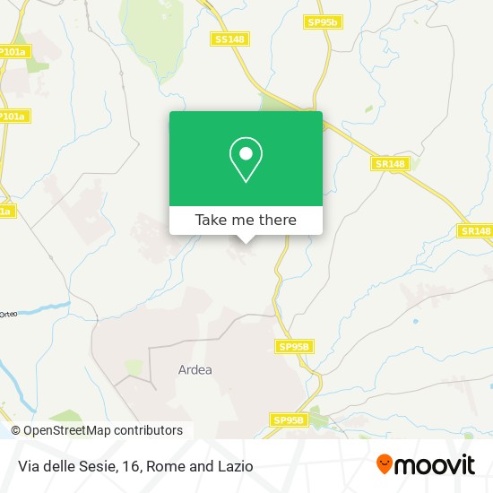 Via delle Sesie, 16 map