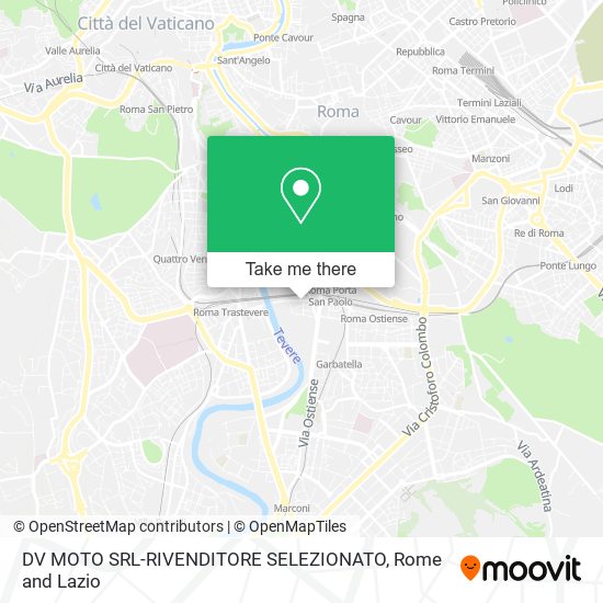 DV MOTO SRL-RIVENDITORE SELEZIONATO map