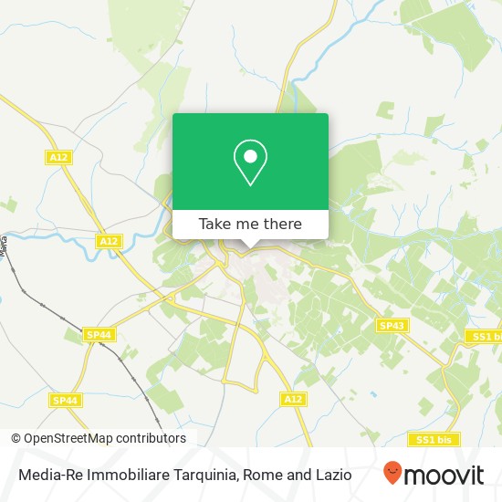 Media-Re Immobiliare Tarquinia map