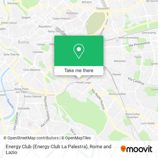 Energy Club (Energy Club La Palestra) map