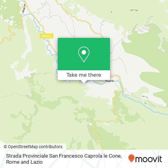 Strada Provinciale San Francesco Caprola le Cone map