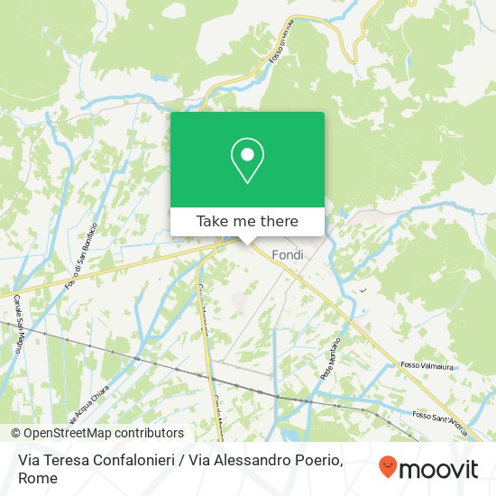 Via Teresa Confalonieri / Via Alessandro Poerio map