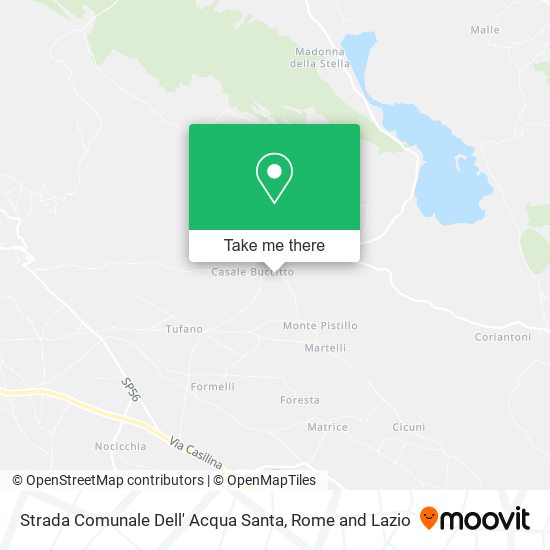 Strada Comunale Dell' Acqua Santa map