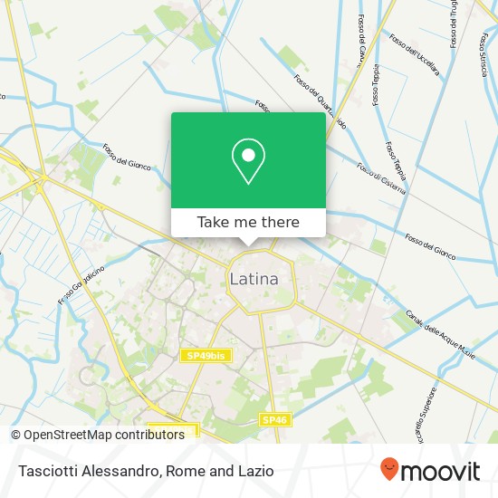 Tasciotti Alessandro map