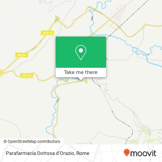 Parafarmacia Dottssa d'Orazio map