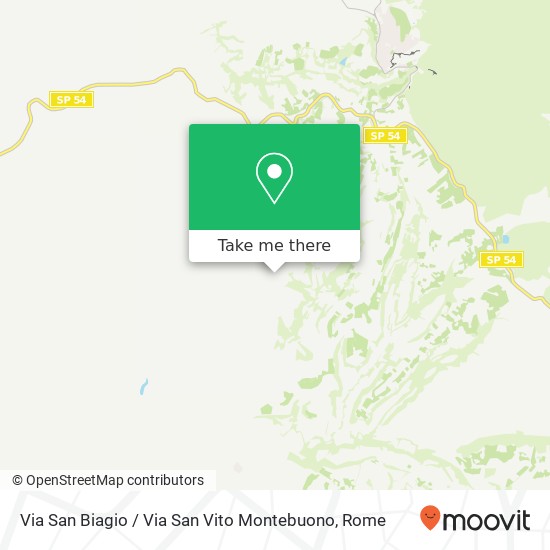 Via San Biagio / Via San Vito Montebuono map