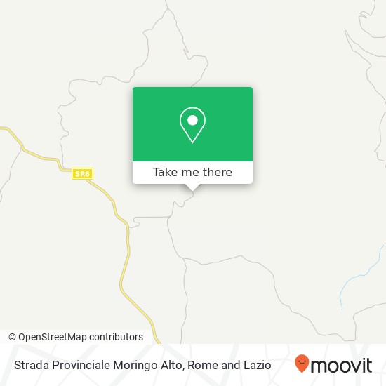 Strada Provinciale Moringo Alto map