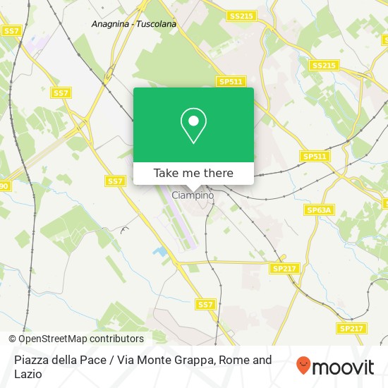 Piazza della Pace / Via Monte Grappa map