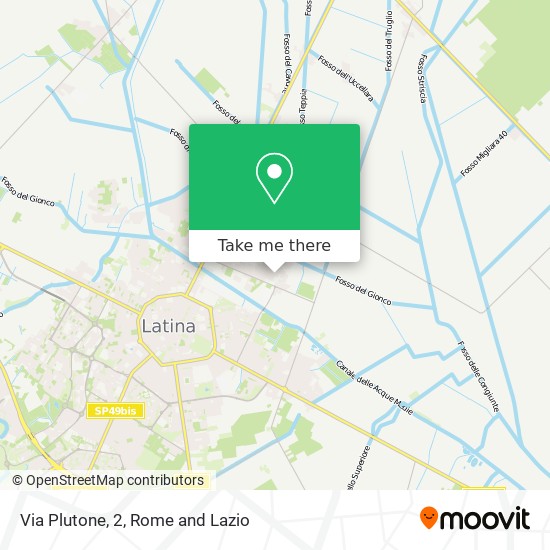 Via Plutone, 2 map