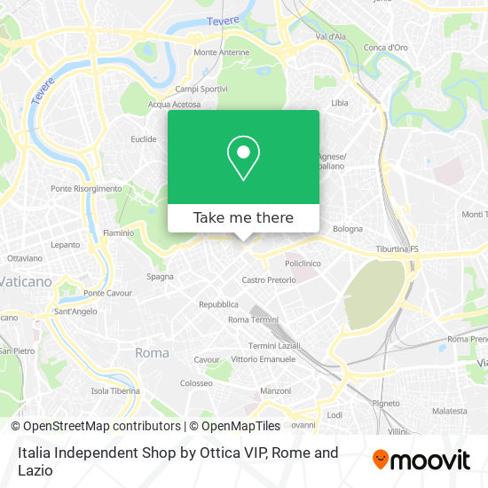 Italia Independent Shop by Ottica VIP map