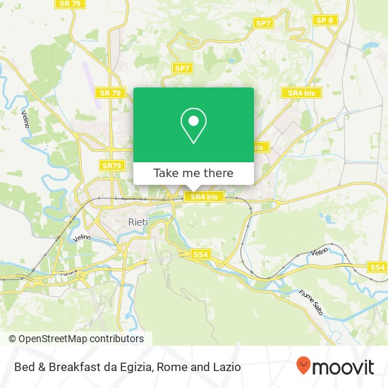 Bed & Breakfast da Egizia map