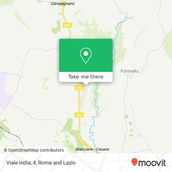Viale India, 4 map